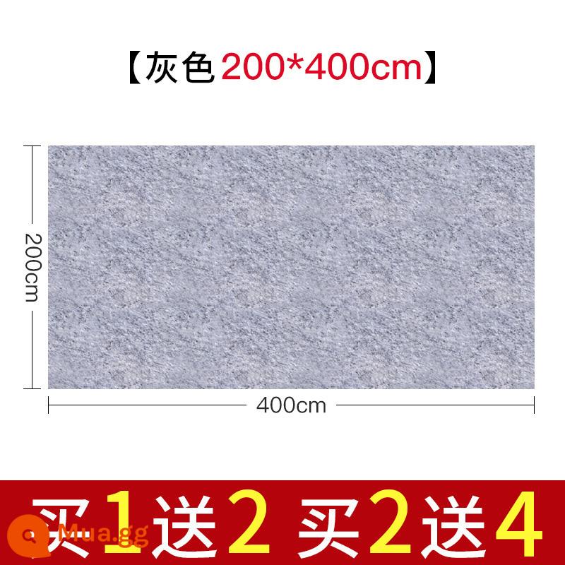 Nỉ nỉ dày thư pháp và cọ vẽ thực hành thư pháp len nỉ đặc biệt viết cọ viết pad nỉ sách vải tranh vải nỉ thư pháp đồ dùng trải bàn học tứ quý tranh trung quốc nỉ pad tranh vải nỉ - Màu xám dày 5 mm [200 * 400cm]