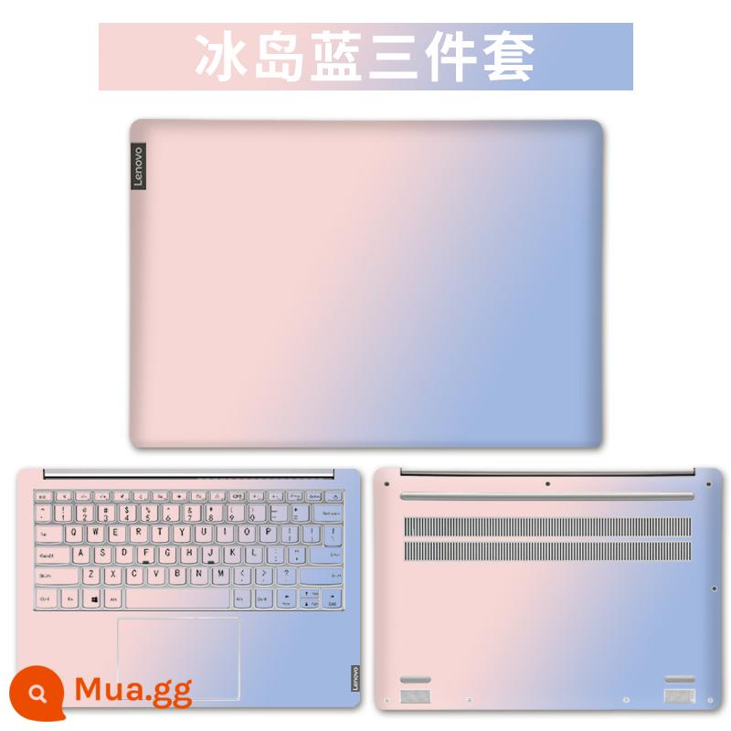 Thích hợp cho 2021 Lenovo pro14 Xiaoxin Air13 miếng dán 15 máy tính xách tay 13 máy tính cộng với phim 13,3 inch 15,6 bộ bảo vệ vỏ chuyên nghiệp đầy đủ 16 phụ kiện v340 đồng màu 15iil phim - Bộ bốn mảnh màu xanh Iceland [Đặc biệt không giữ lại keo]