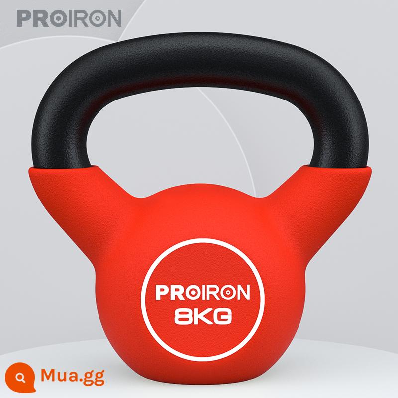 PROIRON/Puli Ai tẩm gang Kettlebell tập thể dục nữ tại nhà tập mông chuyên nghiệp cạnh tranh - Đỏ 8kg [Mẫu chuyên nghiệp cao cấp dành cho nam và nữ]