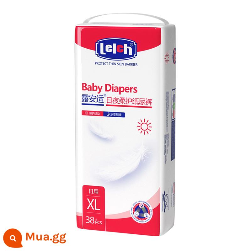 Tã giấy Lu Anshi soft care pro hàng ngày M/L/XL thoáng khí cho bé tã khô siêu mỏng - [Sử dụng hàng ngày] Tã XL size 38 miếng