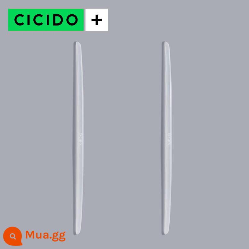 CICIDO 40CM phiên bản mở rộng cửa dải chống va chạm cạnh cửa xe miếng dán chống va chạm silicone chống trầy xước dải chống va chạm - Gói 2 phiên bản mở rộng trong suốt-40CM [100% silicone]