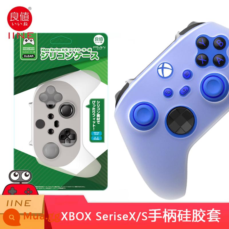 Vỏ silicon tay cầm Xbox Series X/S chính hãng có giá trị tốt Vỏ bảo vệ tay cầm XSX phụ kiện vỏ bảo vệ - Vỏ bộ điều khiển XboxSeries X/S màu trắng và trong suốt, nắp đậy miễn phí L684