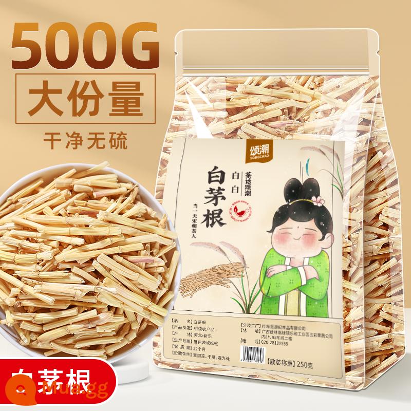 Rễ cỏ Imperata Imperata 500g Rễ cỏ ngọt Móng ngựa Tre mía Rễ cỏ Sydney Gói thành phần dược liệu Không phải của Trung Quốc Ngâm trong nước để uống - [Gói số lượng] Rễ Imperata Imperata 500g