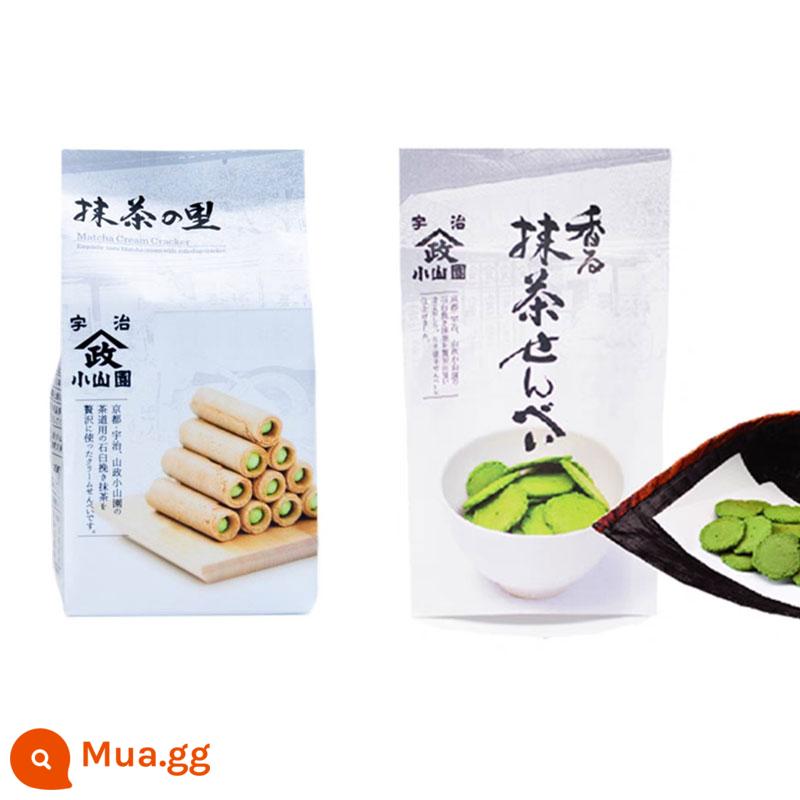 Matcha Sanzheng Xiaoshanyuan của Nhật Bản の の の の の Uji matcha sandwich trứng cuộn đồ ăn nhẹ giải trí 13 miếng thành đồ ăn nhẹ nhập khẩu - Trứng cuộn matcha + bánh quy vị matcha