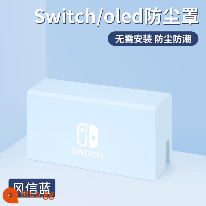 Công tắc che bụi dạ quang Nintendo switcholed máy chủ bảng điều khiển trò chơi hộp cơ sở ns bìa màn hình oled vỏ acrylic trong suốt vỏ bảo vệ hộp băng cassette túi lưu trữ hộp thẻ phụ kiện tản nhiệt - Màu xanh lục bình thân thiện với da √Che che bụi [Universal cho Switch/Oled]