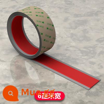 Bước tự dính dải chống trượt dải chống trượt cầu thang ngoài trời bước PVC chống thấm nước chống trượt miếng dán dốc dải áp suất - Giá keo băng rộng 6CM màu đỏ / xám trên mỗi mét