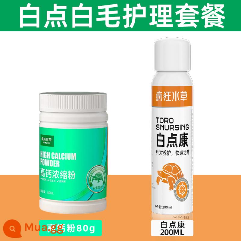 Bột canxi đa vitamin điện phân d3 rùa bán nước rùa rùa thuốc canxi bột điện phân bò sát xương chắc khỏe - Gói Chăm Sóc Tóc White Point White (Bột Canxi Cao + Sức Khỏe White Point)