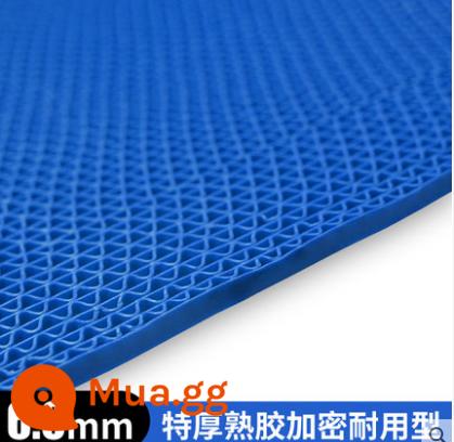 Thảm Chống Trơn Trượt Nhựa PVC Thảm Chống Thấm Diện Tích Lớn Bột Phòng Tắm Nhà Bếp Vệ Sinh Rỗng Chống Trơn Trượt Sàn - Màu xanh lam [mã hóa 6.0MM]