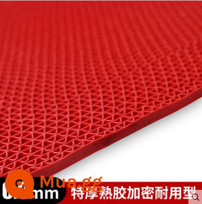 Thảm Chống Trơn Trượt Nhựa PVC Thảm Chống Thấm Diện Tích Lớn Bột Phòng Tắm Nhà Bếp Vệ Sinh Rỗng Chống Trơn Trượt Sàn - Đỏ [mã hóa 6.0MM]