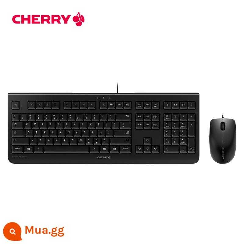 Bộ Bàn Phím Và Chuột Không Dây CHERRY Cherry DW2300 Bé Gái Văn Phòng Kinh Doanh Bàn Phím Và Chuột Bluetooth - Bộ bàn phím và chuột có dây DC2000 màu đen