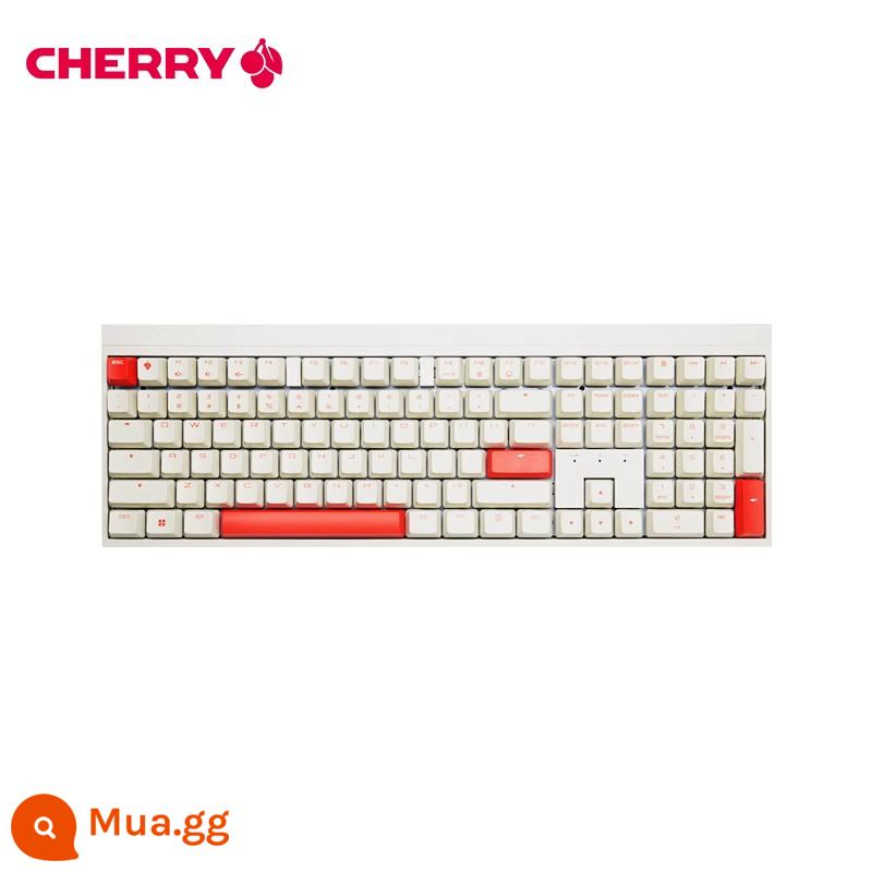 ANH ĐÀO Cherry MX2.0S Bàn Phím Cơ Màu Sắc Quang Điện Thi Đấu Game Không Dây 108 Phím Có Dây Đen Trà Xanh Trục Đỏ - Phiên bản Sky ba chế độ không dây MX 2.0S Kích thước đầy đủ