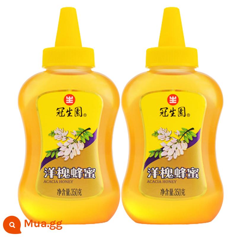 Guansheng Garden Honey Honey Portable Pointed Mouth Squeez - 350g mật ong keo [2 chai, không tặng thêm khi mua]