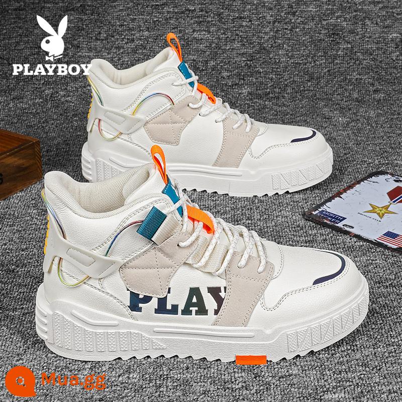 Giày Nam Playboy Thu Đông 2022 Giày Nam Cao Cấp Ins Hợp Thời Trang Sinh Viên Thoáng Khí Thể Thao Thường Ngày Giày Sneakers - Be