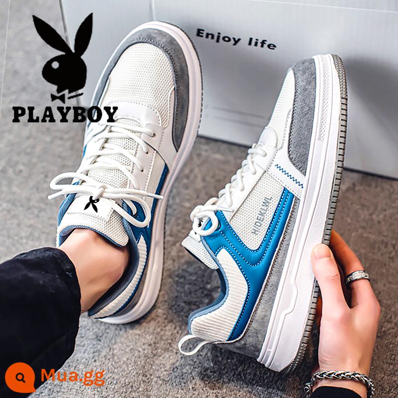 Playboy Làm Việc Nam 2023 Mới Thu Lưới Đế Mềm Bảo Hộ Lao Động Giày Thể Thao Nam Và Giải Trí - 317 màu xanh [hình ảnh chính]