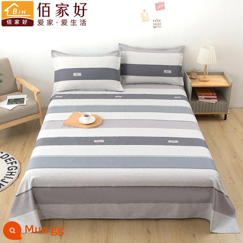 100 tấm cotton đơn mảnh đôi 1,5m tấm cotton lưới chăn màu đỏ vỏ gối đơn 2 bộ ba mảnh 1.2 đơn - Giai điệu của những giấc mơ (vải dày)