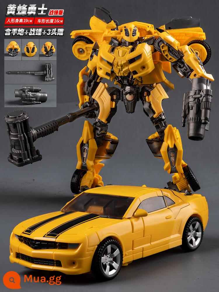 Đồ chơi biến hình hợp kim chính hãng King Kong máy bay Megatron xe bầu trời Hercules Bumblebee Optimus mô hình cột mô hình - Chiến binh ong bắp cày [Phiên bản Warhammer]