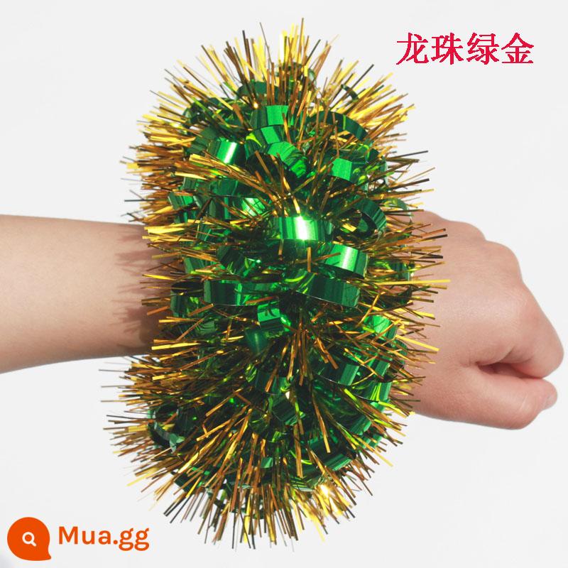 Mẫu giáo khiêu vũ hoa cổ tay 61 Ngày thiếu nhi thể hiện tay sequin hoa thể thao cuộc họp đạo cụ chuông vòng tay - ngọc rồng xanh vàng