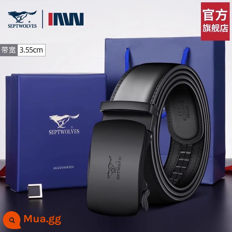 Thắt Lưng Nam Septwolf Da Thật Chính Hãng Da Khóa Tự Động Nam 2023 Thắt Lưng Phong Cách Mới Chính Hãng Hợp Thời Trang Người Trẻ Quà Tặng Cho Chồng - Mẫu nâng cấp mới [đai mở rộng]