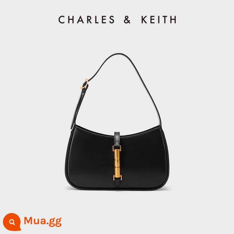 Túi đeo sát nách CHARLES&KEITH CK2-20151158 Fantasy Túi đeo vai nữ thời trang giản dị - đen đen