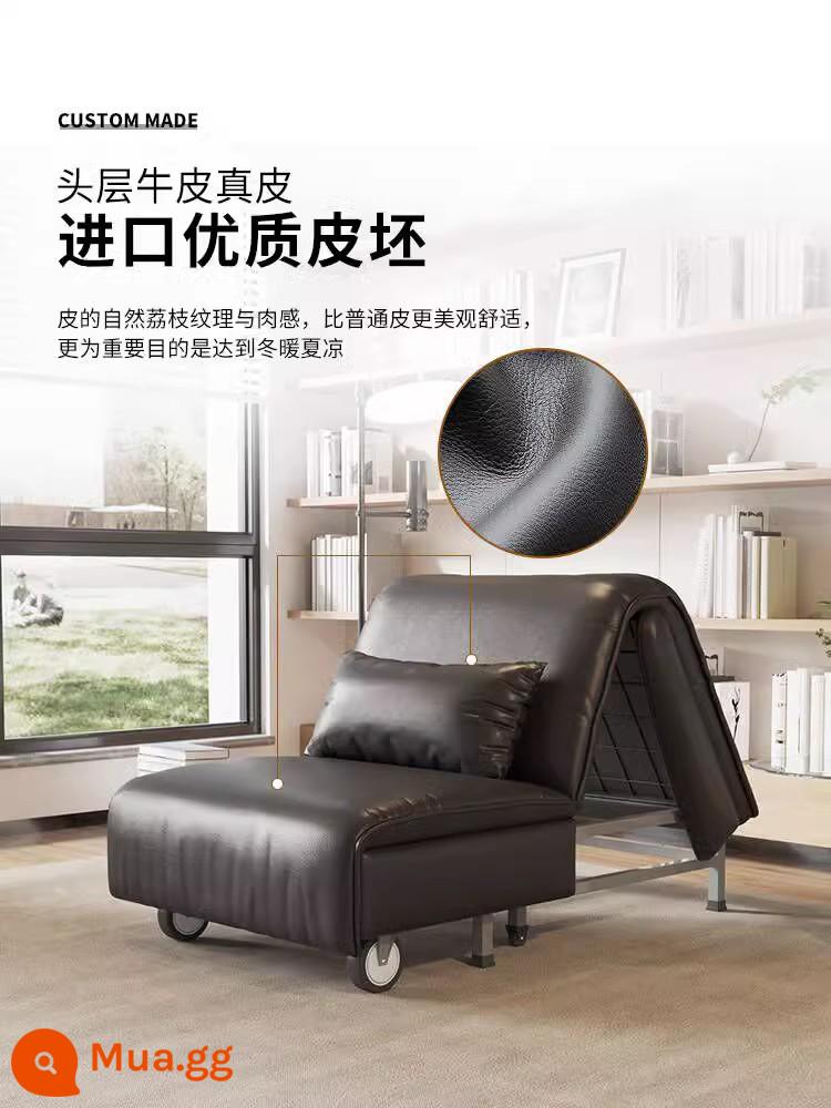 Nghiên cứu vải công nghệ giường sofa lười đơn giản đa chức năng có thể gập lại căn hộ nhỏ ngồi và ngủ sử dụng kép 0,8 mét - Để tùy chỉnh độc quyền [mẫu da bò lớp đầu tiên], vui lòng tham khảo dịch vụ khách hàng