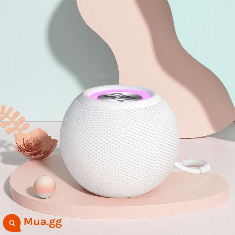 Loa Bluetooth Loa Mini Không Dây Gia Đình Ngoài Trời Di Động Chất Lượng Cao Siêu Nặng Thẻ Loa Siêu Trầm Âm Lượng Lớn - Glacier White [Chất lượng âm thanh không bị méo tiếng HiFi_Âm thanh vòm Bluetooth 5.0_12D_Thời lượng pin dài 48 giờ]