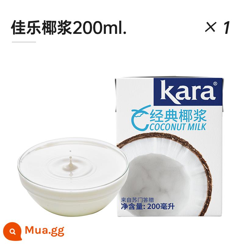 kara Jiale nước cốt dừa nhà gói nhỏ nước cốt dừa huy chương vàng lên đến nước cốt dừa cà ri kem nhẹ lát khoai môn nướng tròn - [Nước cốt dừa tươi 90%] Jiale 200ml