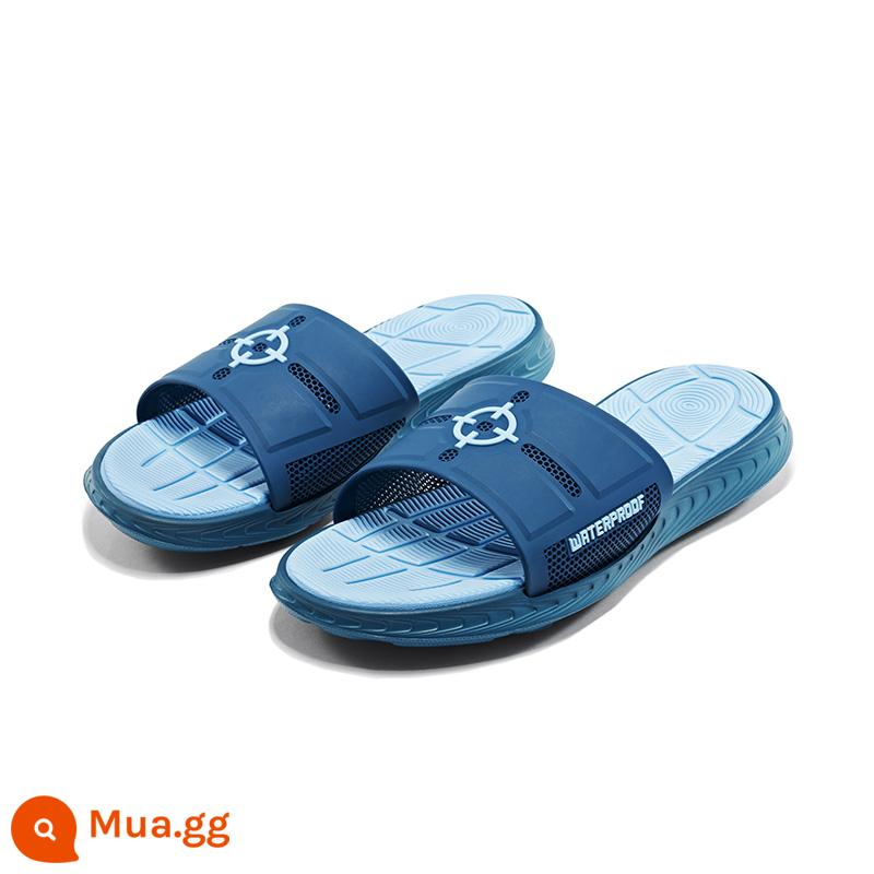 Dép thể thao dai dẳng nam mùa hè mặc bóng rổ Bãi biển Bãi biển ngoài trời Tide Tide Anti -slip Men Sandals mới - Z122160518-1 (EVA) Màu xanh hải quân