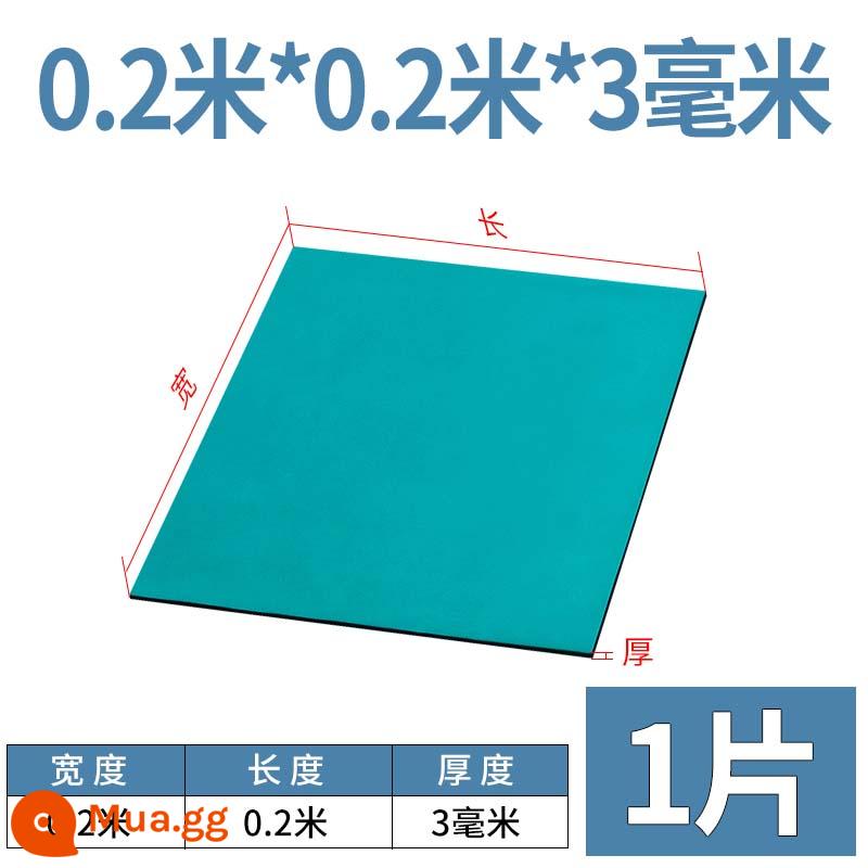 Thảm trải bàn chống tĩnh điện bàn làm việc cao su sửa chữa thảm nhựa tĩnh đệm da bàn thí nghiệm thảm cao su chịu nhiệt độ cao - 200*200*3mm