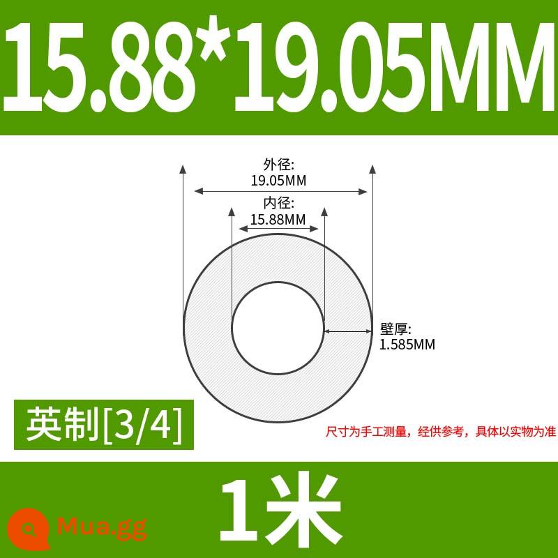 Ống Teflon PFA FEP F46 4/6/8/10 Ống PTFE trong suốt Ống Teflon PTFE - 15,88*19,05mm[3/4]