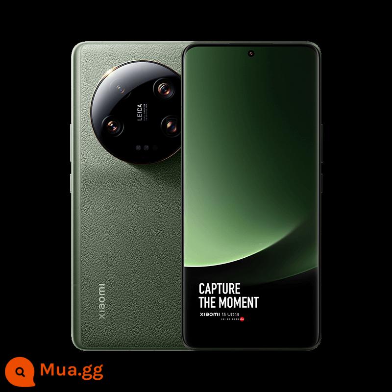 [12 vấn đề miễn lãi] Điện thoại di động Xiaomi 13 Ultra mới Hình ảnh Leica Snapdragon 8Gen2 Cửa hàng hàng đầu chính thức của Xiaomi Sạc không dây chính hãng Xiaomi 13Ultra - màu xanh ô liu