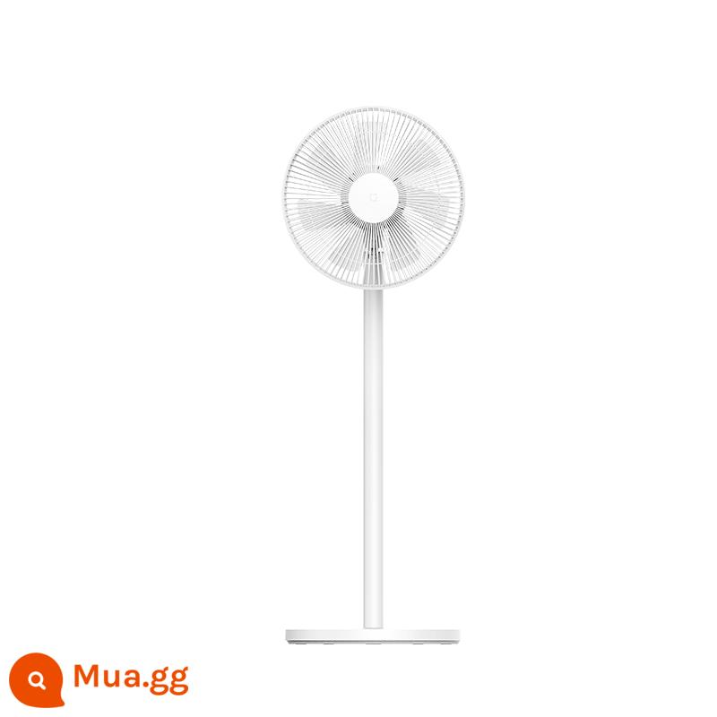 Quạt sàn Xiaomi Mijia âm thanh ánh sáng gia đình âm lượng không khí lớn tiết kiệm năng lượng tiết kiệm điện điều khiển từ xa quạt điện phòng ngủ ký túc xá dọc - màu trắng cổ điển