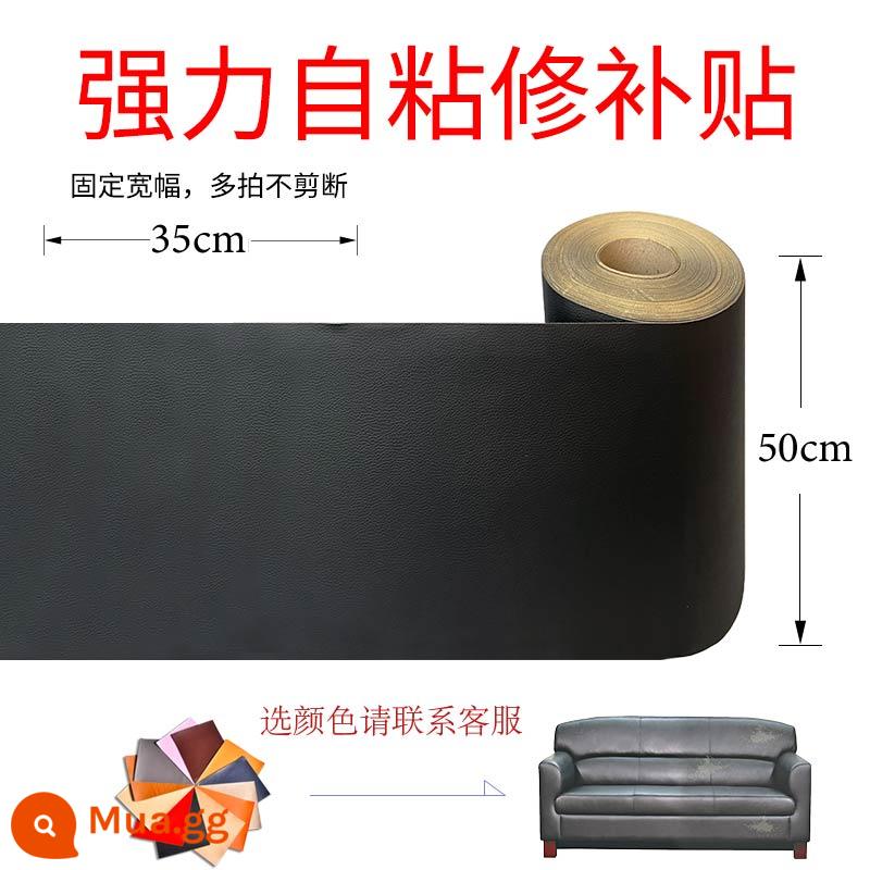 Tự dính sofa da sửa chữa da vá ghế da giường cải tạo nội thất ô tô đầu giường túi mềm bong tróc da miếng dán sửa chữa - Vải nhỏ (35*50cm) để chọn màu, vui lòng liên hệ bộ phận chăm sóc khách hàng