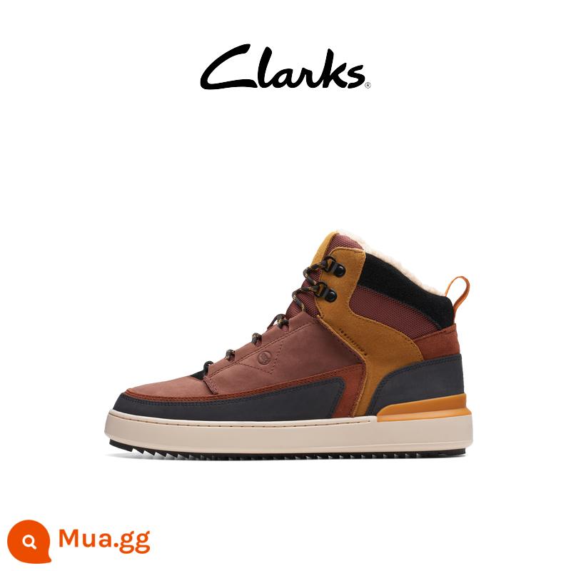 Giày nam dòng sành điệu Clarks, giày cao cổ hợp thời trang retro, giày thể thao thoải mái, chống mài mòn, ấm áp và thoáng khí - Tân 261734797