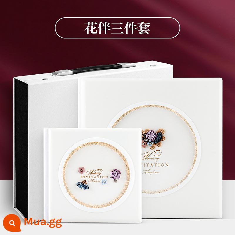 High -end Pha tinh Pha ảnh cưới Tinh chế Sách ảnh Nhập album ảnh cưới ảnh cưới - Bạn đồng hành của hoa