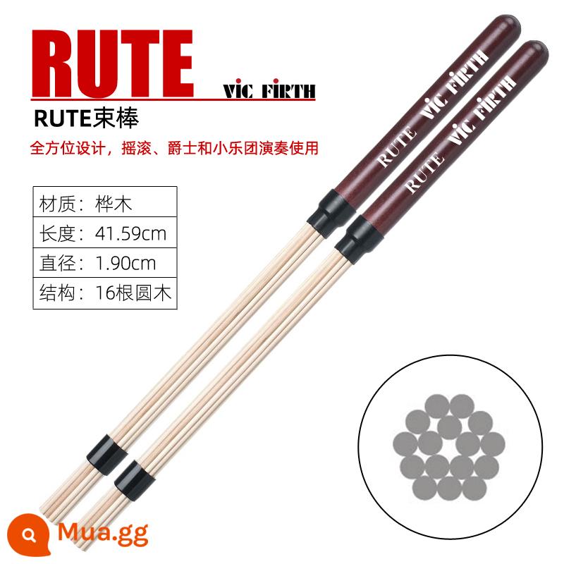 Longsheng dụng cụ âm nhạc giá trống nylon trống bàn chải dính vic chùm thanh vic firth dây trống chùm phụ kiện trống jazz - TUYẾN ĐƯỜNG