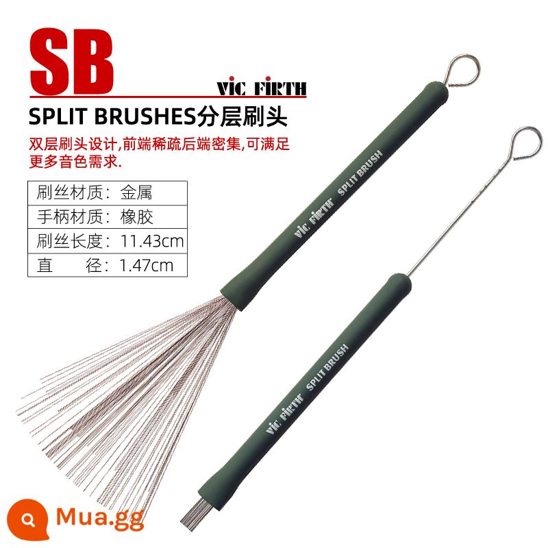 Longsheng dụng cụ âm nhạc giá trống nylon trống bàn chải dính vic chùm thanh vic firth dây trống chùm phụ kiện trống jazz - SB