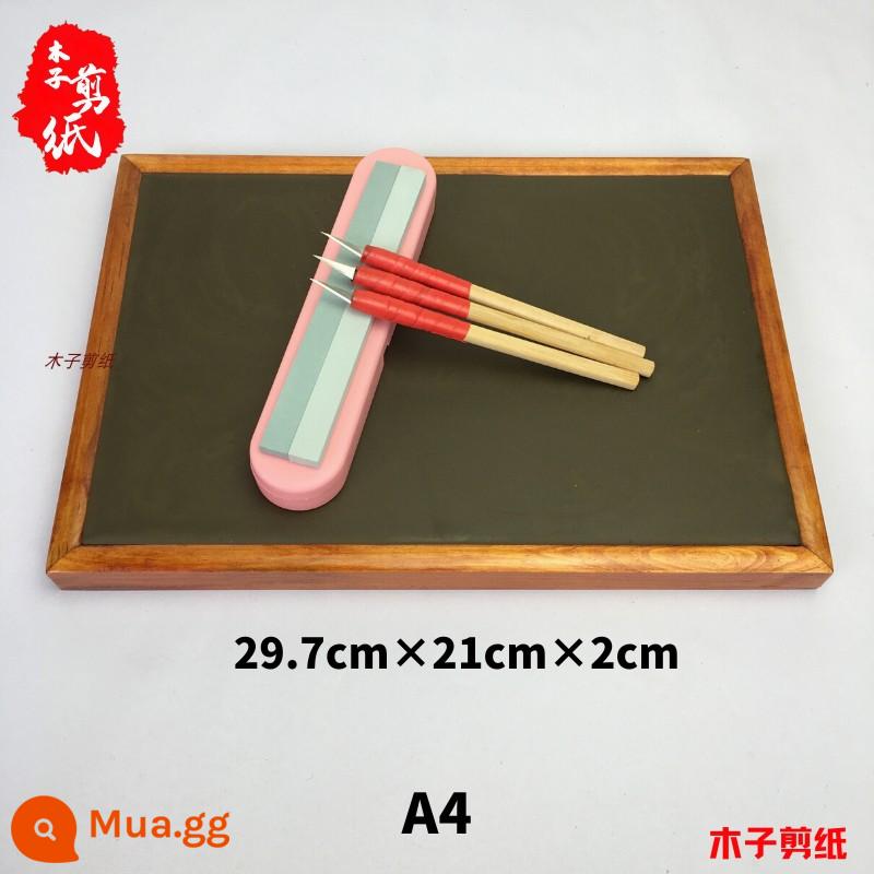 Handmade chuyên nghiệp cắt giấy công cụ tấm sáp giấy khắc tấm sáp đặc biệt khuôn mẫu bộ DIY handmade sản phẩm mới giấy khắc pad - A4 hình chữ nhật 29,7×21cm