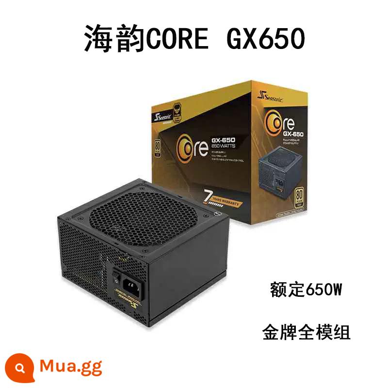 Haiyun FOCUS GX650/750W/850W/1000W máy tính để bàn vàng trắng đầy đủ module nguồn máy tính - CỐT GX650W