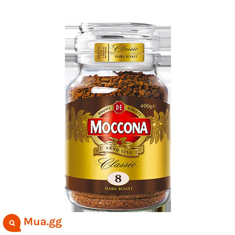 Mocona Mo Kona Coffee 400 gram 5/8/10 nhanh chóng hòa tan dây sắt Skil Frozen Dry Pure Black Coffee Powder Style American Style - Dark Roast-No.8 Classic 400g