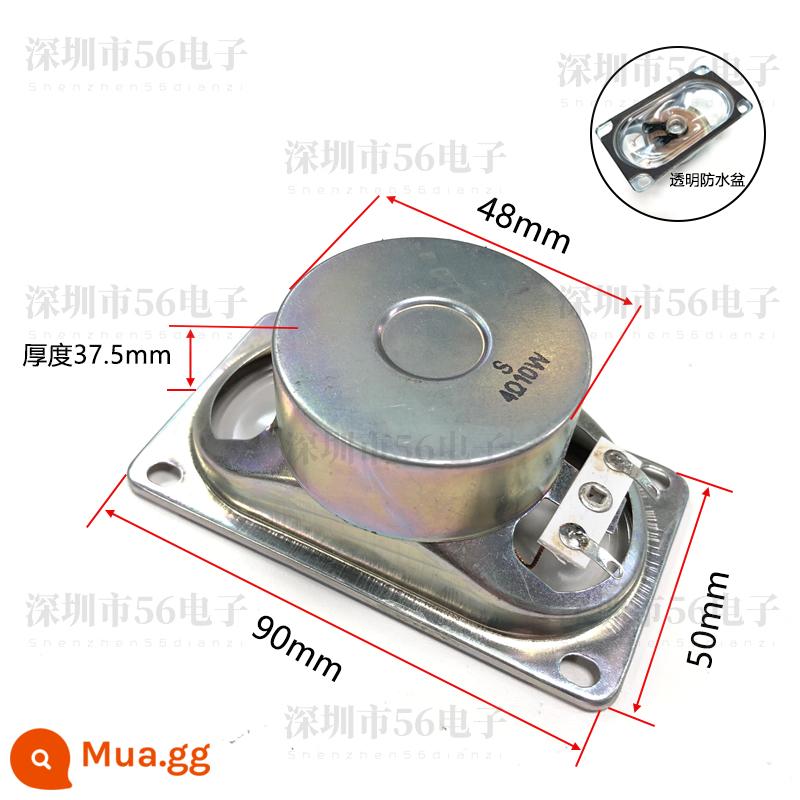 Ban Đầu S Thương Hiệu 5090 Chống Nước Sừng 4 Euro 8 Euro 10W Bãi Đậu Xe Ngoài Trời Cọc Hàng Rào Máy loa Còi 5090 - Loa chậu chống nước trong suốt 5090-4 ohm 10 watt