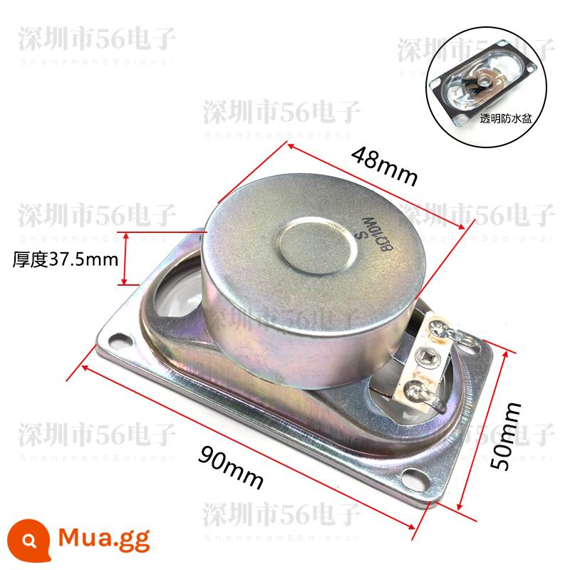 Ban Đầu S Thương Hiệu 5090 Chống Nước Sừng 4 Euro 8 Euro 10W Bãi Đậu Xe Ngoài Trời Cọc Hàng Rào Máy loa Còi 5090 - Loa chậu chống nước trong suốt 5090-8 ohm 10 watt