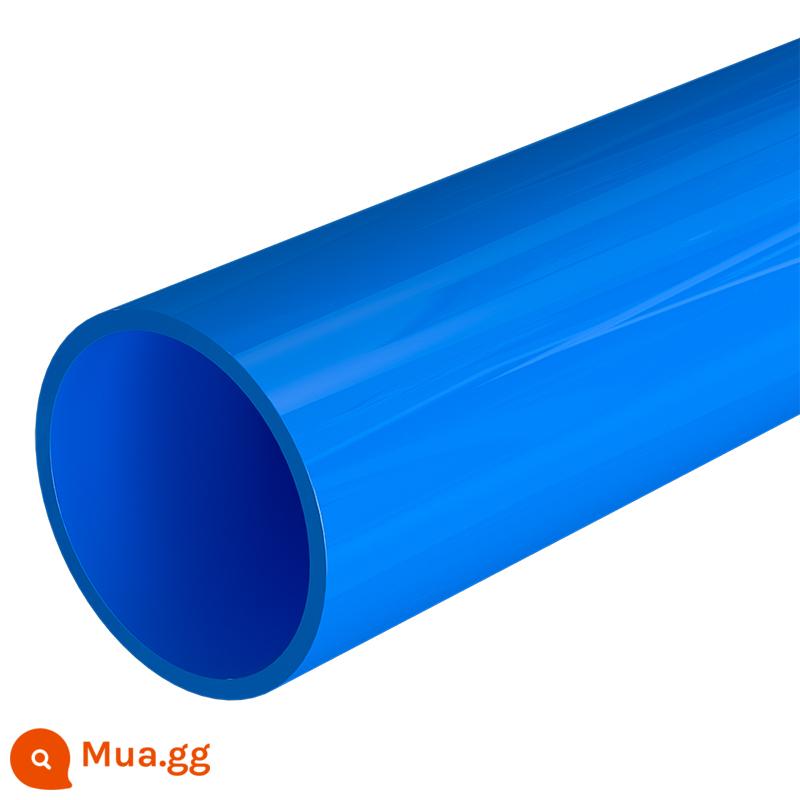 Ống nhựa PVC trắng Ống cấp nước màu xám Phụ kiện đường ống cứng UPVC 20 25 32 50mm nhựa bể cá ống nước trên và dưới - Màu xanh [1 mét]