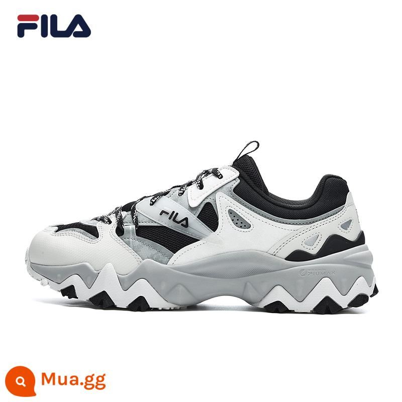 FILA Fila Oukman Thế Hệ Thứ 2 Giày Nam Retro Giày Mùa Xuân 2023 Mới Thời Trang Giày Bố Giày - Đen/Xám Nam Cực-BA