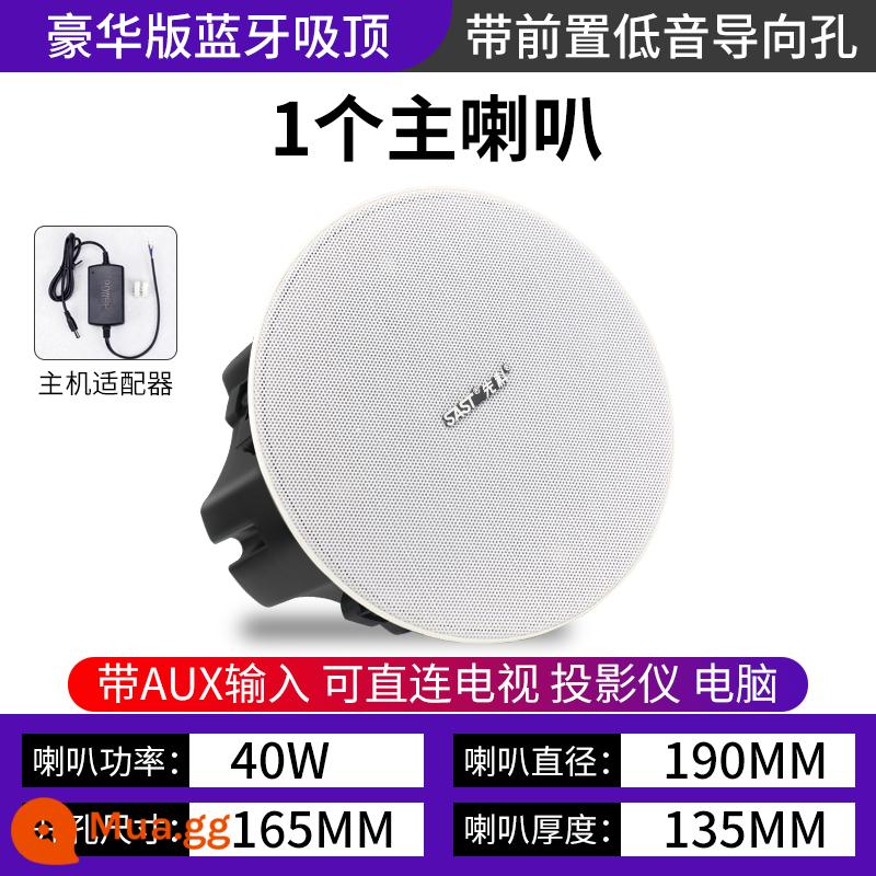 Xianke Giọng nói thông minh không dây Bluetooth Trần phát sóng âm thanh Loa trần treo Loa trần Nhúng trong nhà Nhà thương mại Phòng khách đặc biệt Xung quanh trung tâm mua sắm Nền cửa hàng Phòng ăn âm nhạc - [Phiên bản Deluxe] Loa chính riêng biệt