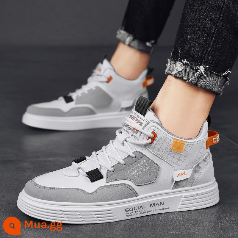 Giày Nam Mùa Xuân Mới 2023 Bé Trai Tất Cả Trận Đấu Hạt Điều Hoa Giày Sneaker Mùa Hè Cao Cấp Hợp Thời Trang Thương Hiệu Giày Thể Thao - [Phong cách thoải mái] Trắng