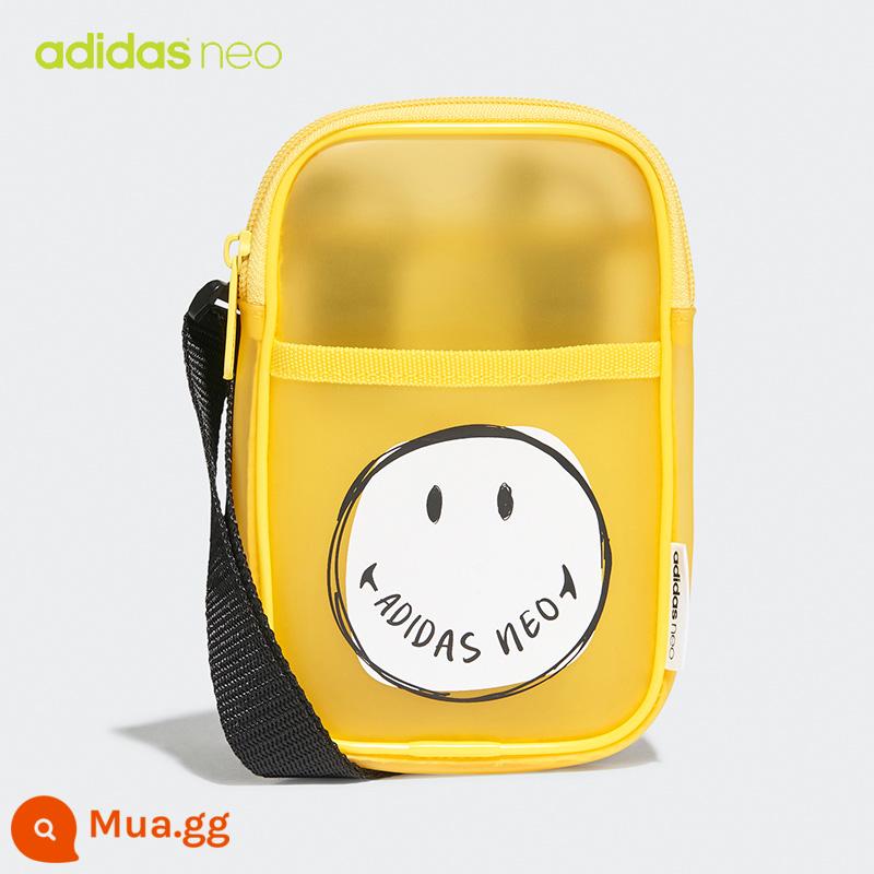 Túi adidasNEO đeo vai nam túi nữ mặt cười túi nhỏ thạch trong suốt túi xiên thể thao HA4668 - HA4671/18x11x3cm