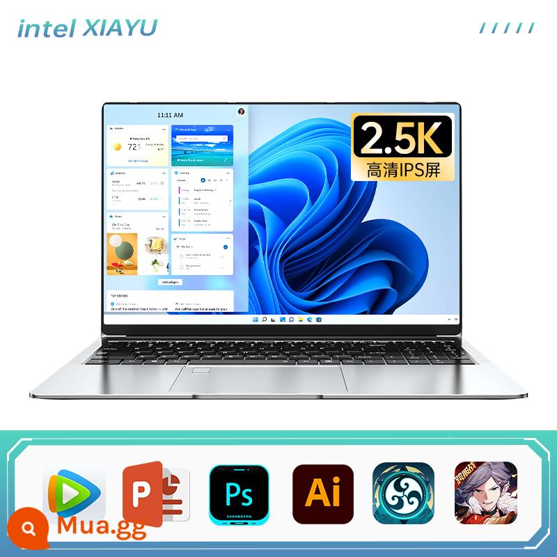 [Sản phẩm mới 2023 Core thế hệ 12] Máy tính xách tay Intel Trọng lượng nhẹ Di động dành cho sinh viên Đại học Siêu mỏng Thiết kế văn phòng dành cho doanh nghiệp Sách trò chơi Máy tính xách tay Cửa hàng Flagship chính thức Ultrabook chính hãng - [Phiên bản cuối cùng]+bàn chải cao 165hz/màn hình lớn độ phân giải cao 2,5K 2560*1440+mở khóa bằng vân tay+đóng mở 180° (15,6 inch)