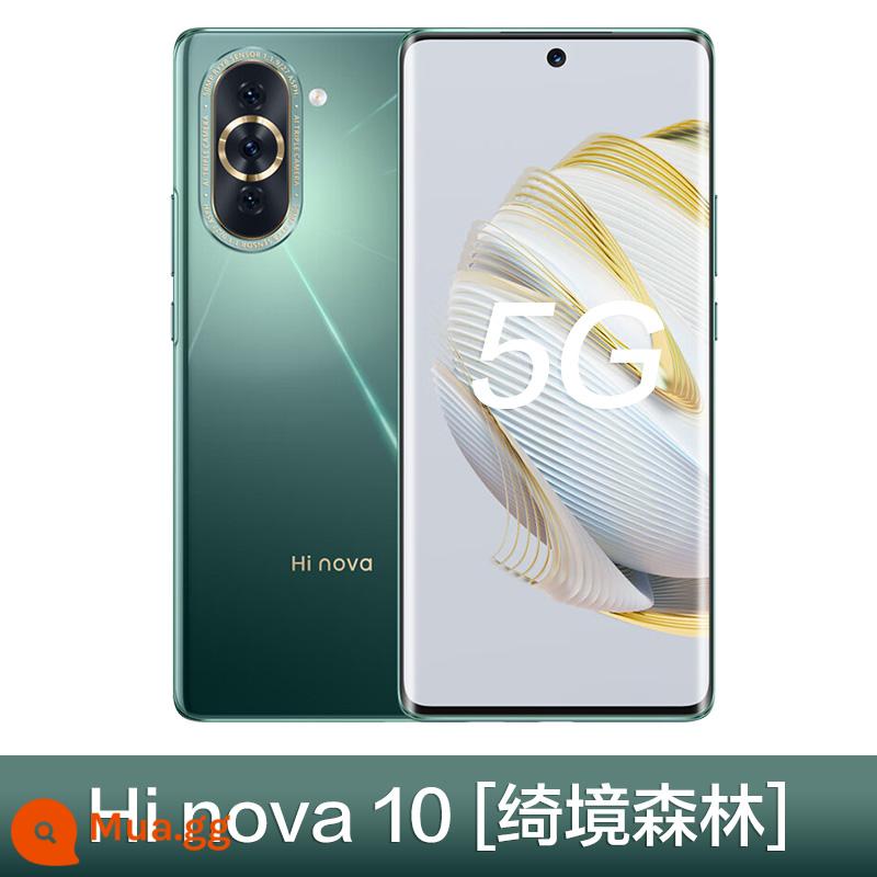 Cùng ngày [24 vấn đề giao hàng miễn phí bảo vật màn hình bị vỡ] Huawei Zhixuan Hi nova10 5G điện thoại di động hàng đầu chính thức cửa hàng chính thức màn hình cong hi nova90pro trang web chính thức hệ thống p50 mới 10 - rừng thần tiên