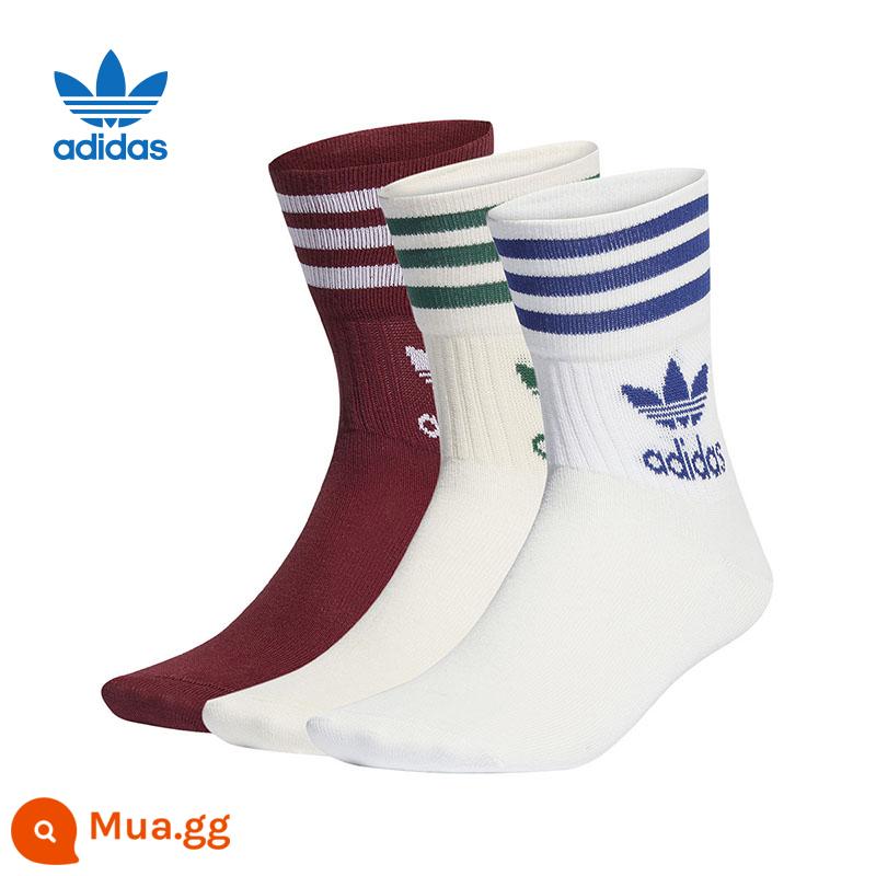 adidasVớ adidas clover unisex mùa xuân 2023 vớ thể thao tập luyện mới IB9388 - IB9388