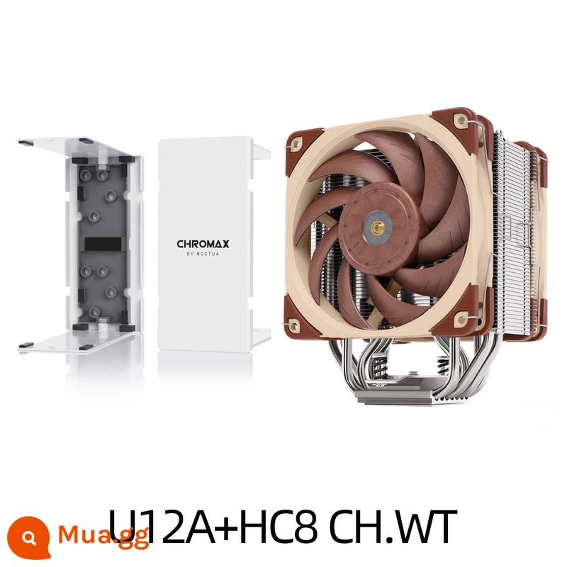 Tản nhiệt gió Owl NH-U12A CH.BK đen bóng A12X25PWM12 thế hệ tản nhiệt LGA1700 - Vỏ cổ màu trắng tinh khiết U12A+HC8 CH.WT